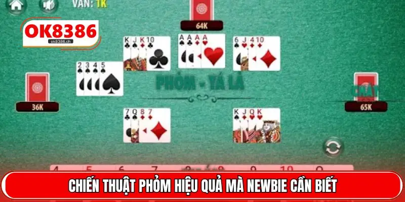 Chiến thuật Phỏm hiệu quả mà newbie cần biết