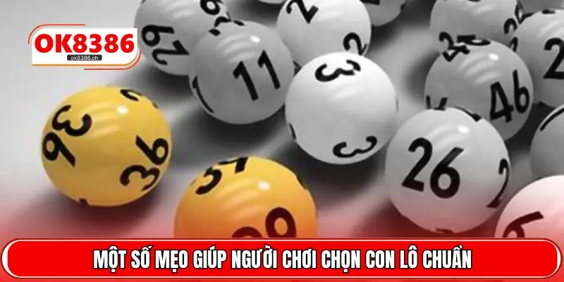 Một số mẹo giúp người chơi chọn con lô chuẩn
