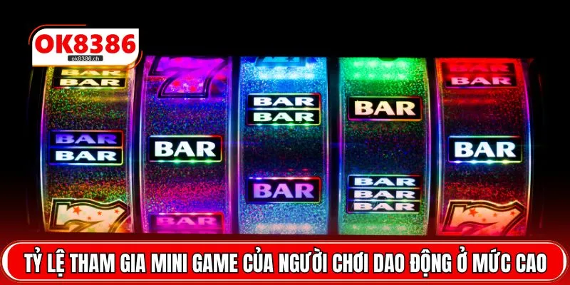 Tỷ lệ tham gia mini game của người chơi dao động ở mức cao