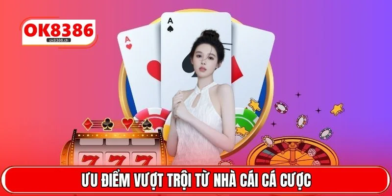 Ưu điểm vượt trội từ nhà cái cá cược